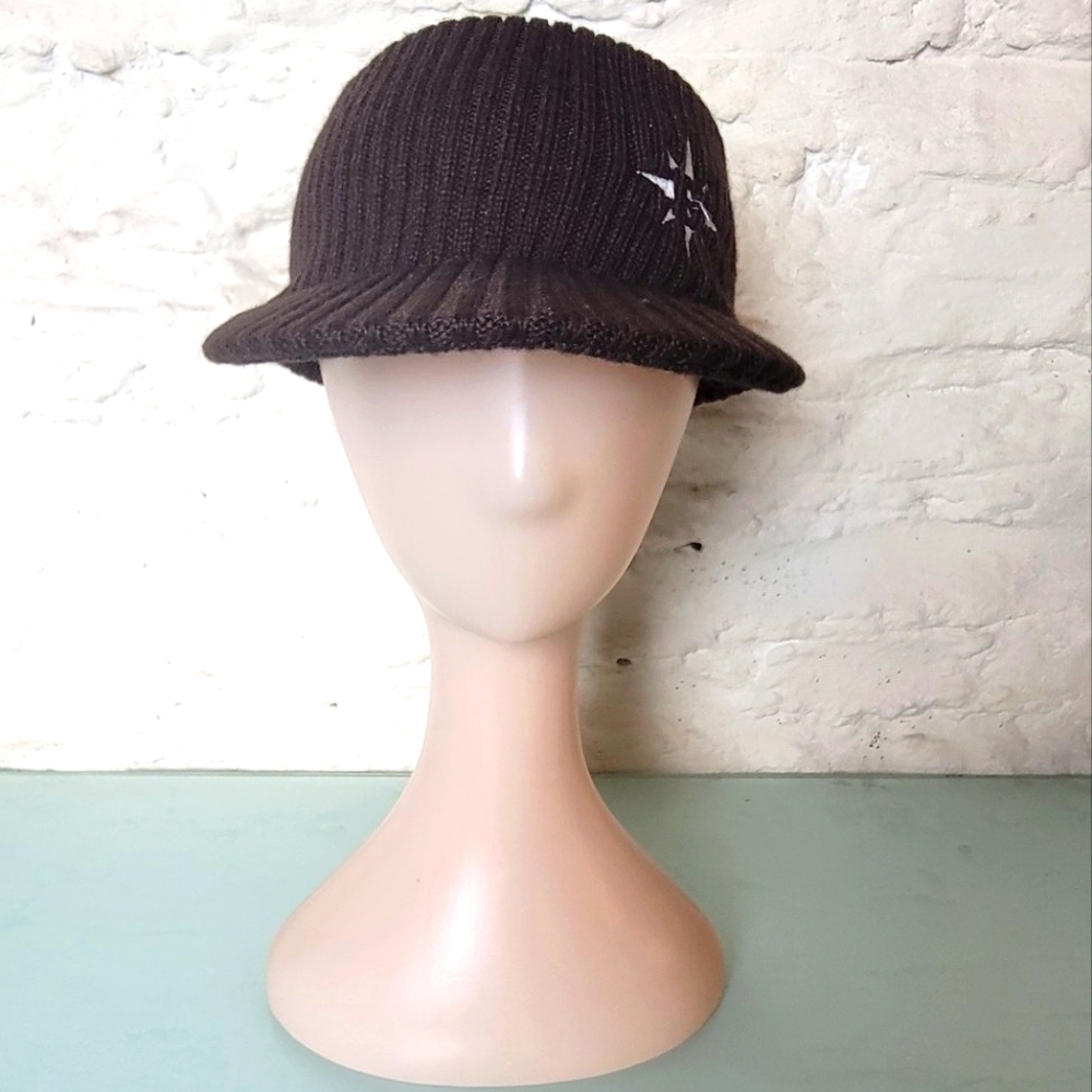 Brown Knit Balconi Hat
